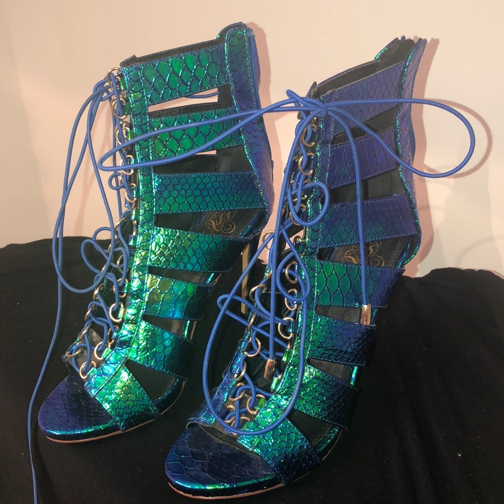 Sequin 4 inch heels